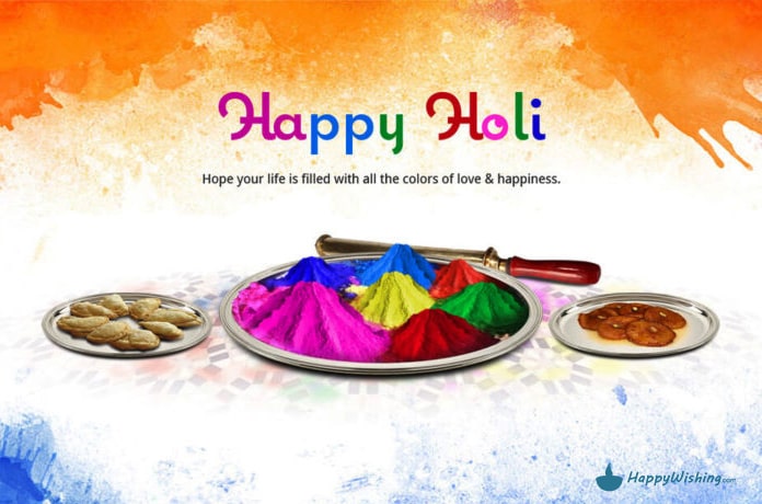 wish you happy holi wallpaper